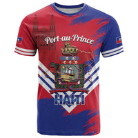 Port-au-Prince Haiti T Shirt Potoprens Coat of arms Grunge Vibes