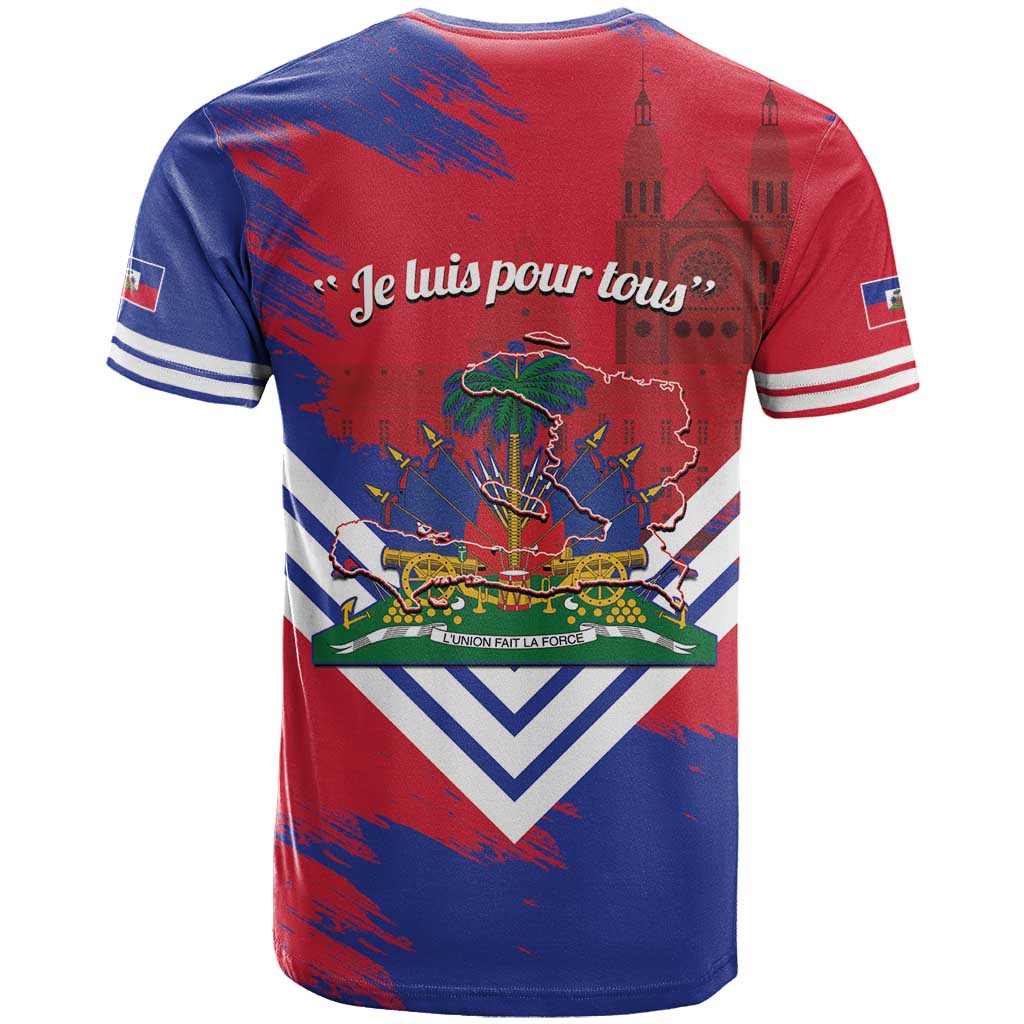 Port-au-Prince Haiti T Shirt Potoprens Coat of arms Grunge Vibes