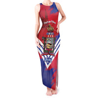 Port-au-Prince Haiti Tank Maxi Dress Potoprens Coat of arms Grunge Vibes