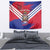 Port-au-Prince Haiti Tapestry Potoprens Coat of arms Grunge Vibes