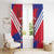 Port-au-Prince Haiti Window Curtain Potoprens Coat of arms Grunge Vibes