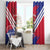Port-au-Prince Haiti Window Curtain Potoprens Coat of arms Grunge Vibes