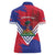 Port-au-Prince Haiti Women Polo Shirt Potoprens Coat of arms Grunge Vibes