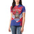 Port-au-Prince Haiti Women Polo Shirt Potoprens Coat of arms Grunge Vibes