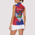 Port-au-Prince Haiti Women Sleeveless Polo Shirt Potoprens Coat of arms Grunge Vibes