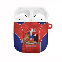 Chile Independence Day AirPods Case Fiestas Patrias Coat Of Arms Style