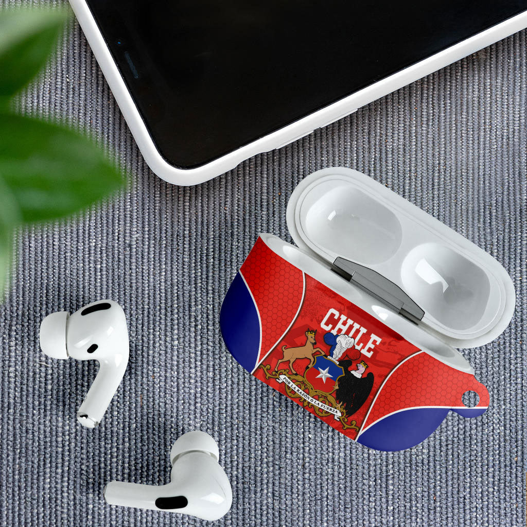 Chile Independence Day AirPods Case Fiestas Patrias Coat Of Arms Style