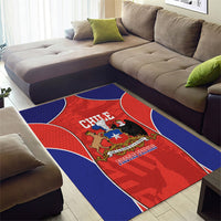 Chile Independence Day Area Rug Fiestas Patrias Coat Of Arms Style
