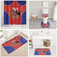 Chile Independence Day Bathroom Set Fiestas Patrias Coat Of Arms Style