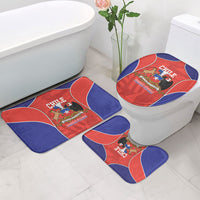 Chile Independence Day Bathroom Set Fiestas Patrias Coat Of Arms Style
