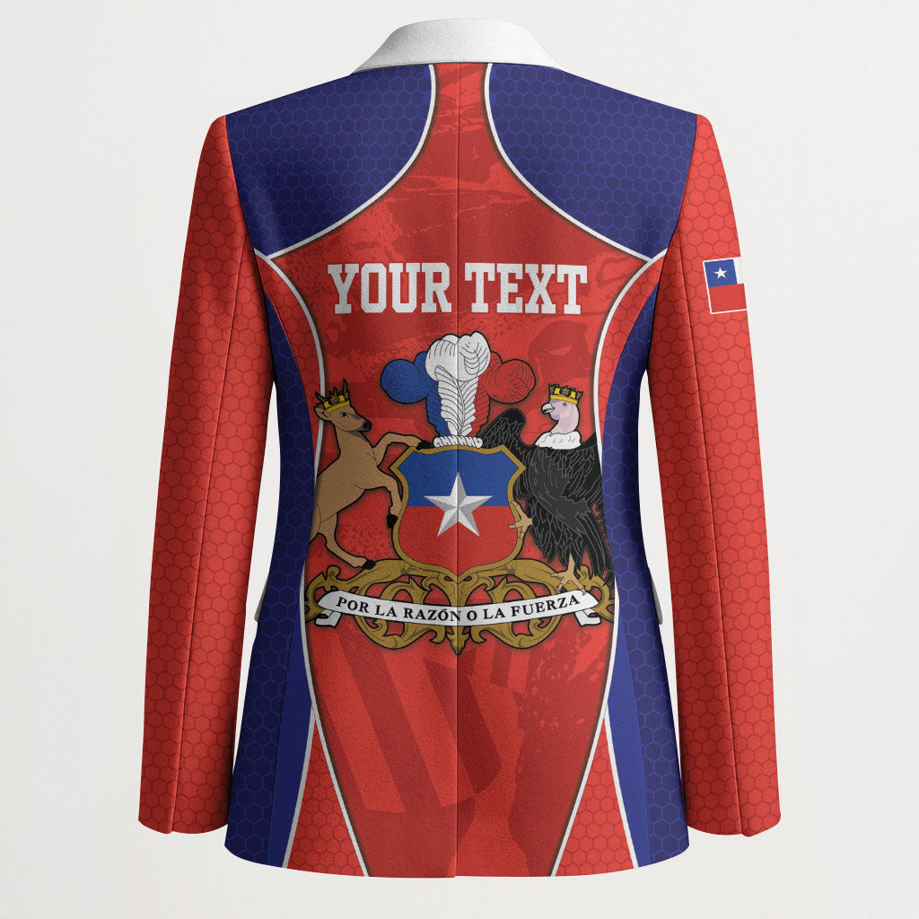 Personalized Chile Independence Day Blazer Fiestas Patrias Coat Of Arms Style