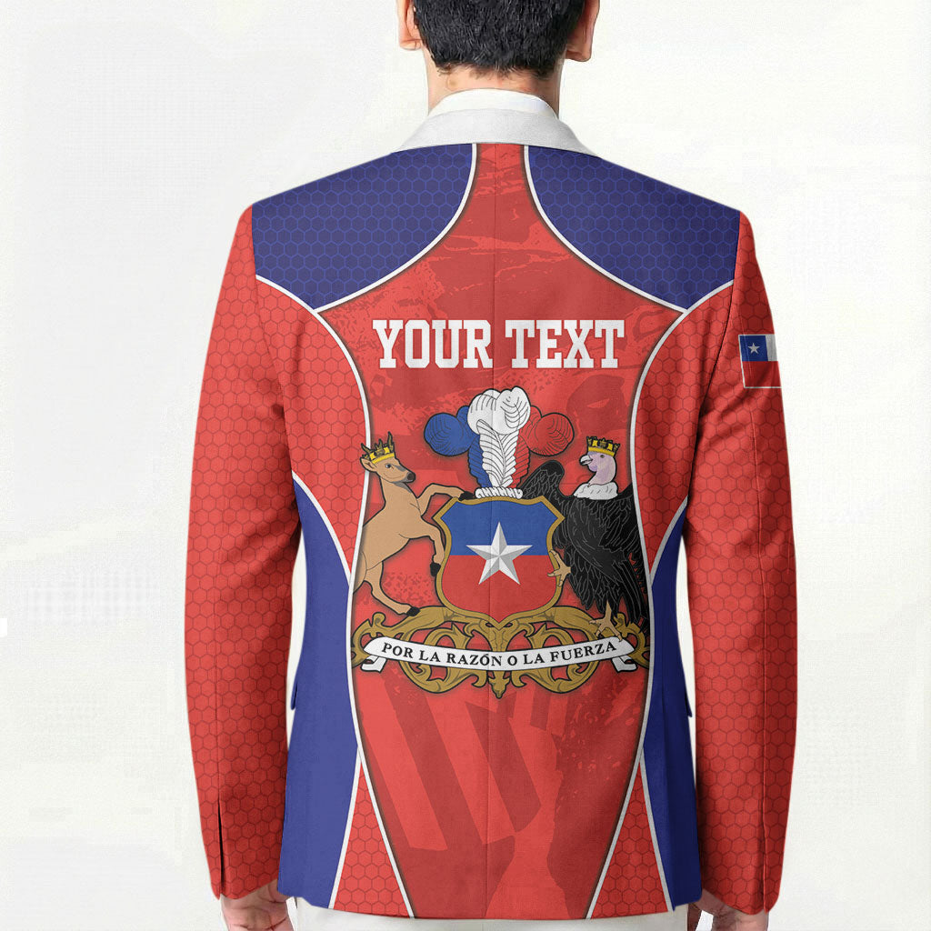 Personalized Chile Independence Day Blazer Fiestas Patrias Coat Of Arms Style