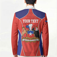 Personalized Chile Independence Day Blazer Fiestas Patrias Coat Of Arms Style