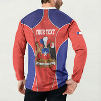 Personalized Chile Independence Day Button Sweatshirt Fiestas Patrias Coat Of Arms Style