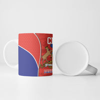 Chile Independence Day Ceramic Mug Fiestas Patrias Coat Of Arms Style