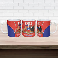 Chile Independence Day Ceramic Mug Fiestas Patrias Coat Of Arms Style