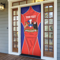 Personalized Chile Independence Day Door Cover Fiestas Patrias Coat Of Arms Style