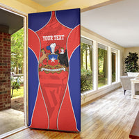 Personalized Chile Independence Day Door Cover Fiestas Patrias Coat Of Arms Style