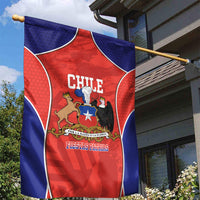 Chile Independence Day Garden Flag Fiestas Patrias Coat Of Arms Style