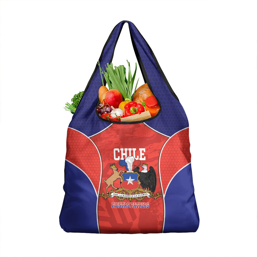 Chile Independence Day Grocery Bag Fiestas Patrias Coat Of Arms Style