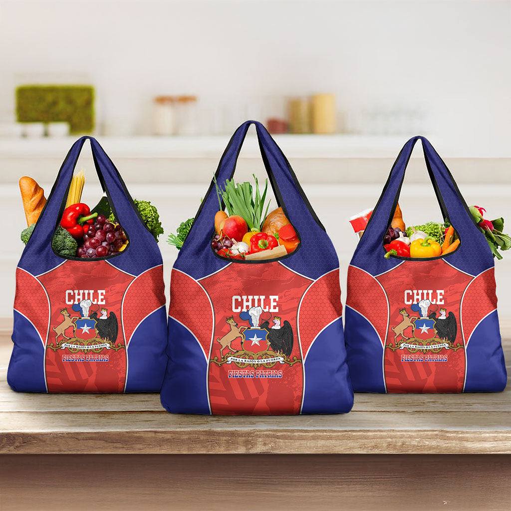 Chile Independence Day Grocery Bag Fiestas Patrias Coat Of Arms Style
