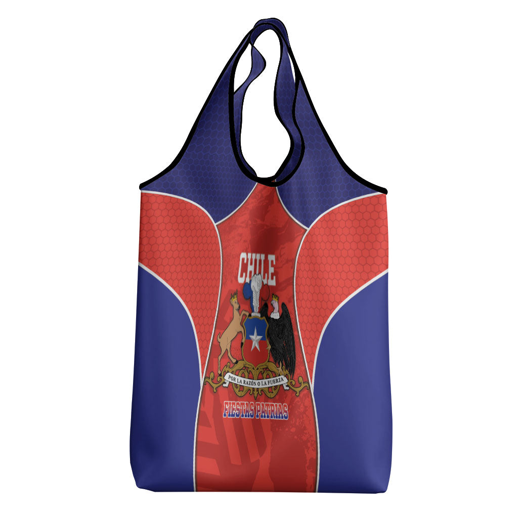 Chile Independence Day Grocery Bag Fiestas Patrias Coat Of Arms Style