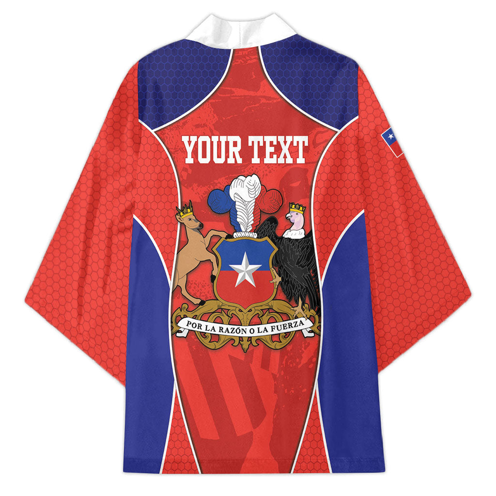 Personalized Chile Independence Day Kimono Fiestas Patrias Coat Of Arms Style