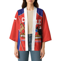 Personalized Chile Independence Day Kimono Fiestas Patrias Coat Of Arms Style