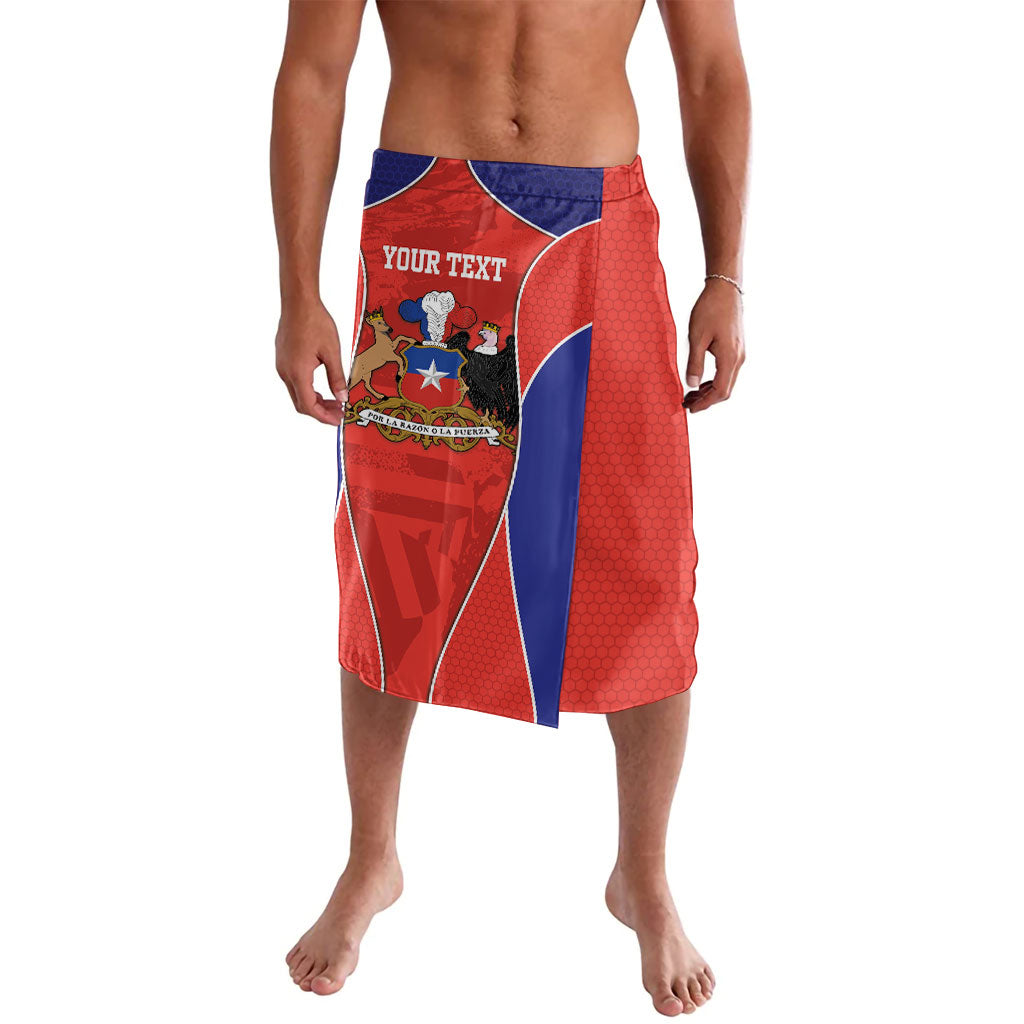 Personalized Chile Independence Day Lavalava Fiestas Patrias Coat Of Arms Style