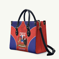 Chile Independence Day Leather Bag Fiestas Patrias Coat Of Arms Style