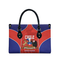 Chile Independence Day Leather Bag Fiestas Patrias Coat Of Arms Style