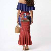Personalized Chile Independence Day Mermaid Dress Fiestas Patrias Coat Of Arms Style