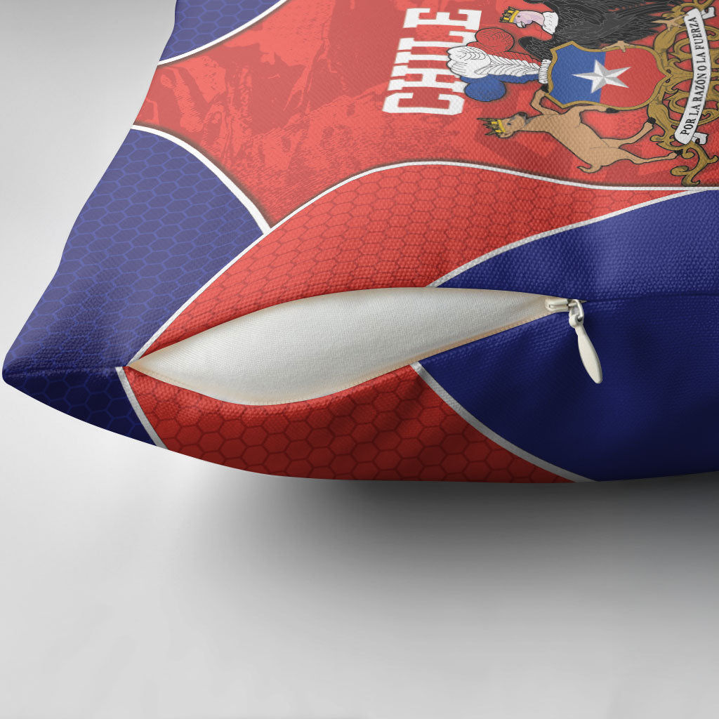 Chile Independence Day Pillow Cover Fiestas Patrias Coat Of Arms Style