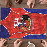 Chile Independence Day Puzzle Fiestas Patrias Coat Of Arms Style