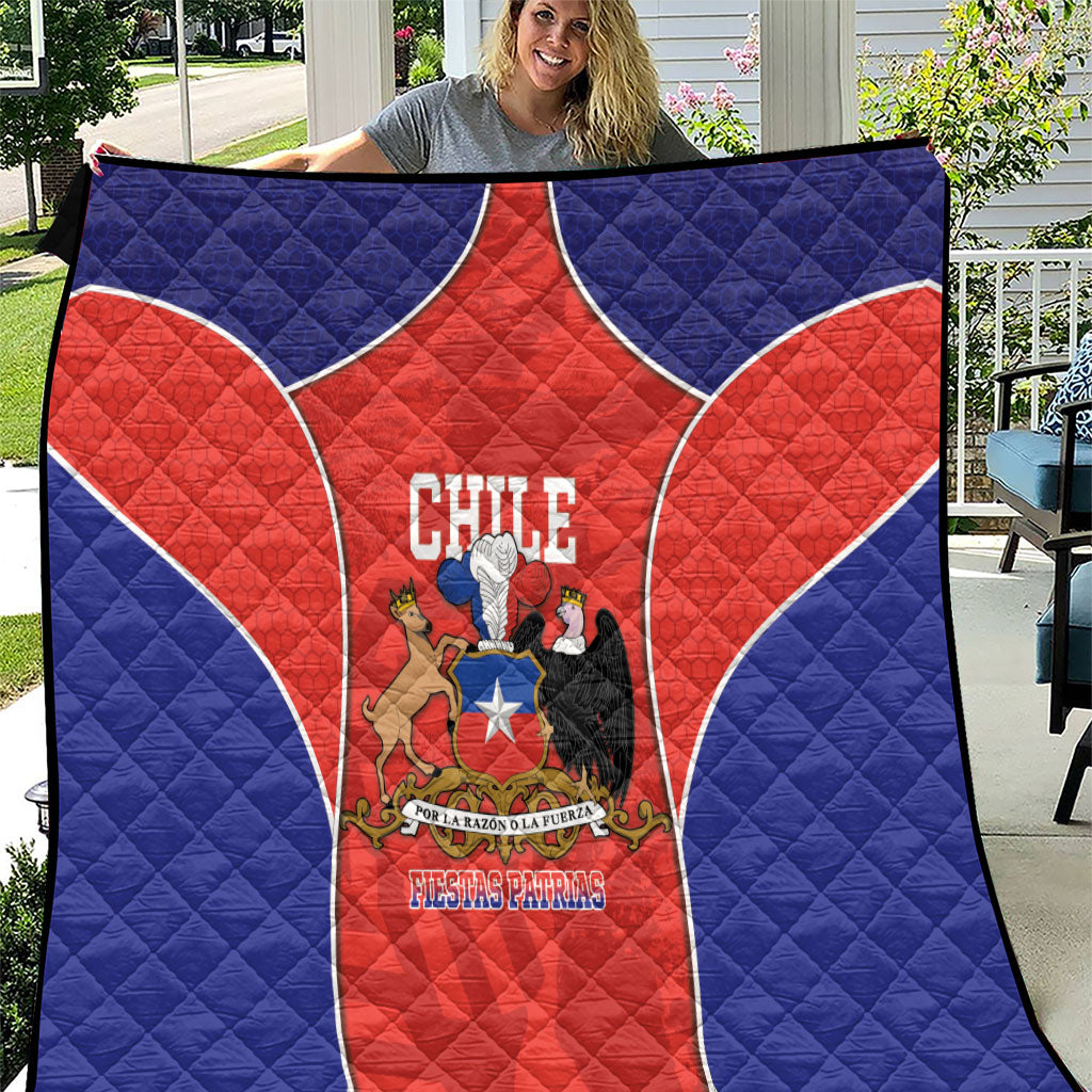 Chile Independence Day Quilt Fiestas Patrias Coat Of Arms Style