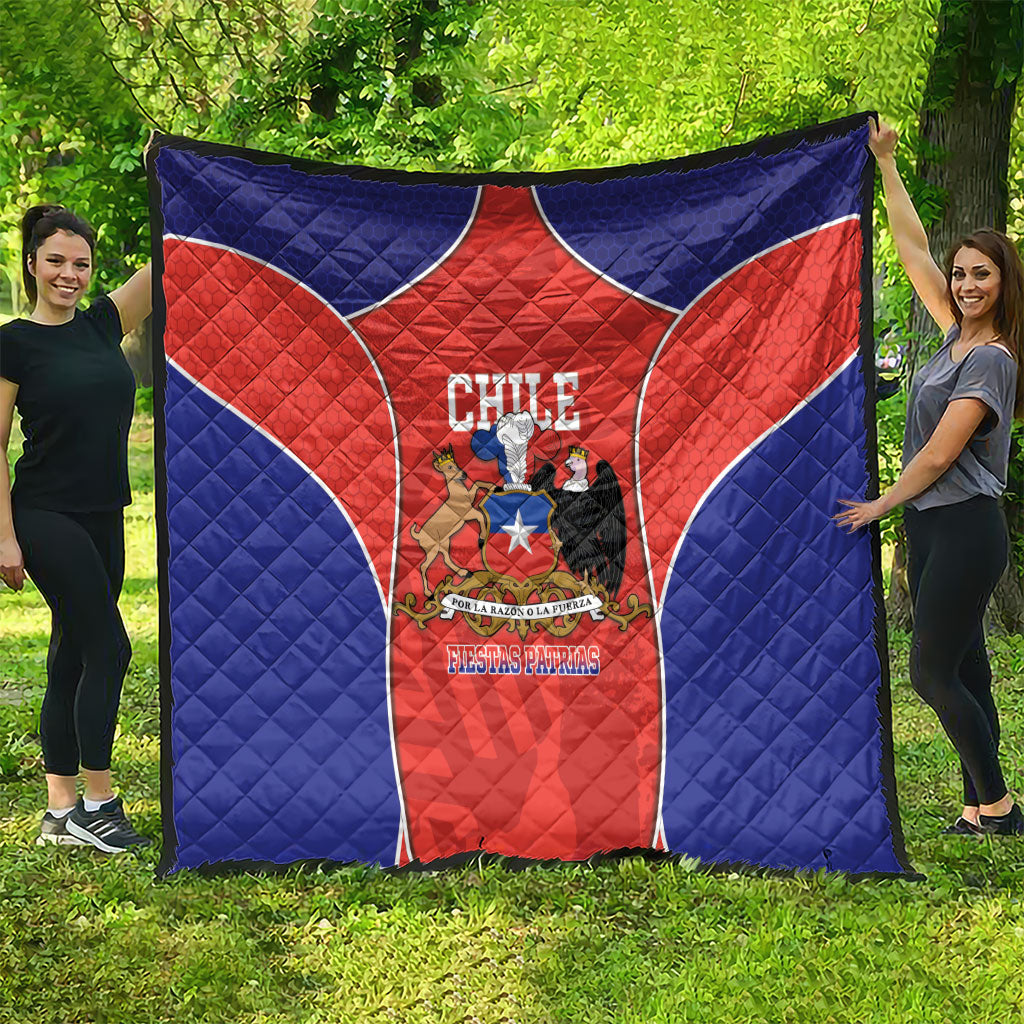 Chile Independence Day Quilt Fiestas Patrias Coat Of Arms Style
