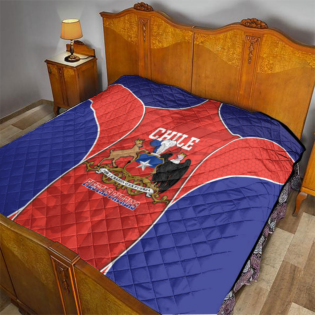 Chile Independence Day Quilt Fiestas Patrias Coat Of Arms Style