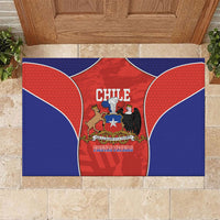 Chile Independence Day Rubber Doormat Fiestas Patrias Coat Of Arms Style