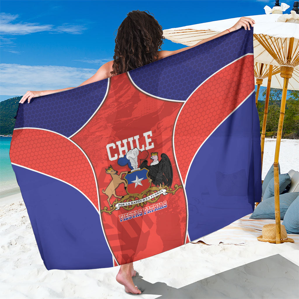 Chile Independence Day Sarong Fiestas Patrias Coat Of Arms Style