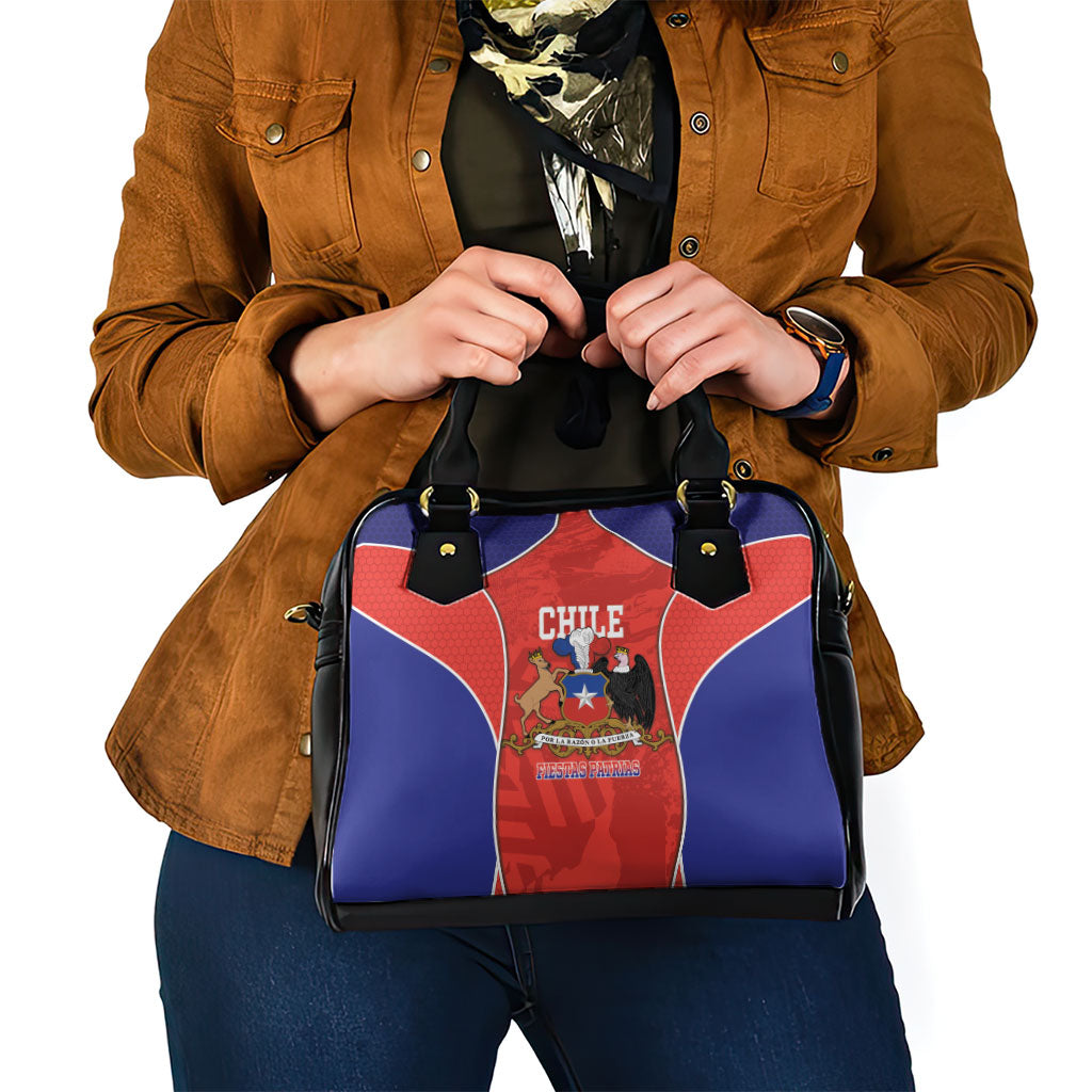 Chile Independence Day Shoulder Handbag Fiestas Patrias Coat Of Arms Style