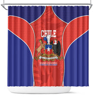 Chile Independence Day Shower Curtain Fiestas Patrias Coat Of Arms Style