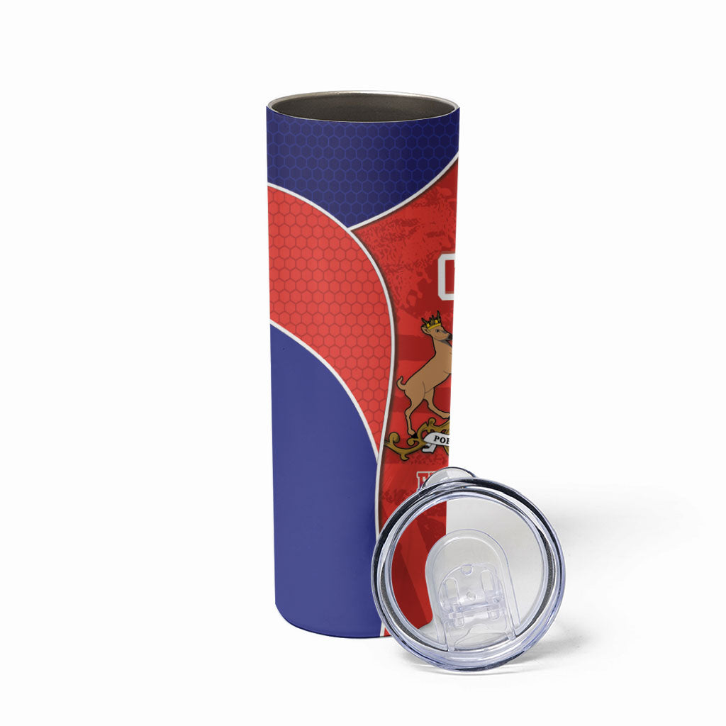Chile Independence Day Skinny Tumbler Fiestas Patrias Coat Of Arms Style