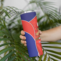 Chile Independence Day Skinny Tumbler Fiestas Patrias Coat Of Arms Style