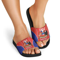 Chile Independence Day Slide Sandals Fiestas Patrias Coat Of Arms Style