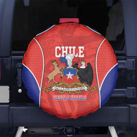 Chile Independence Day Spare Tire Cover Fiestas Patrias Coat Of Arms Style