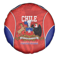 Chile Independence Day Spare Tire Cover Fiestas Patrias Coat Of Arms Style