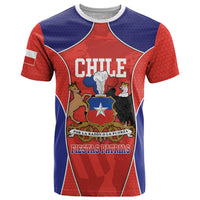 Personalized Chile Independence Day T Shirt Fiestas Patrias Coat Of Arms Style