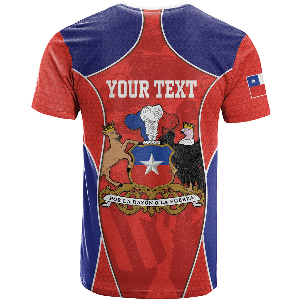Personalized Chile Independence Day T Shirt Fiestas Patrias Coat Of Arms Style