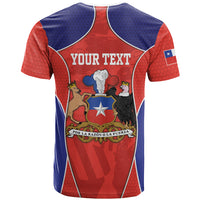 Personalized Chile Independence Day T Shirt Fiestas Patrias Coat Of Arms Style