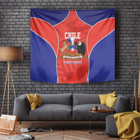 Chile Independence Day Tapestry Fiestas Patrias Coat Of Arms Style